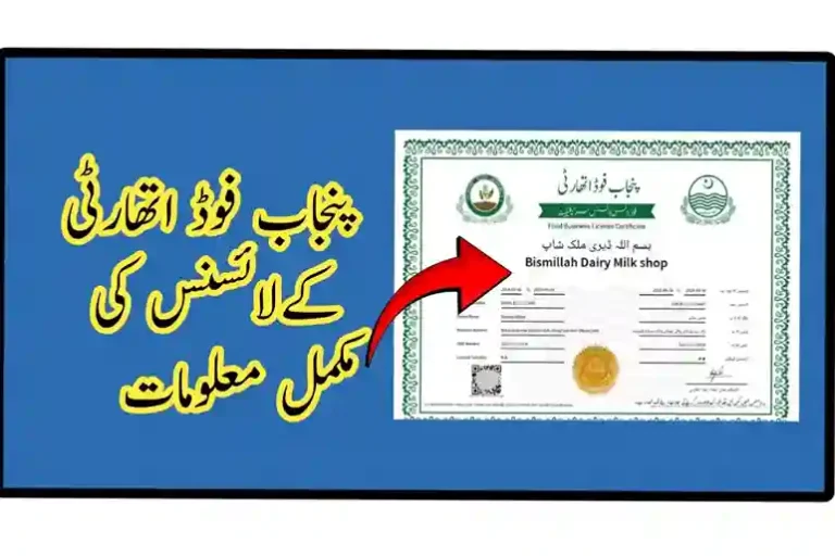 Punjab Food Authority Licience